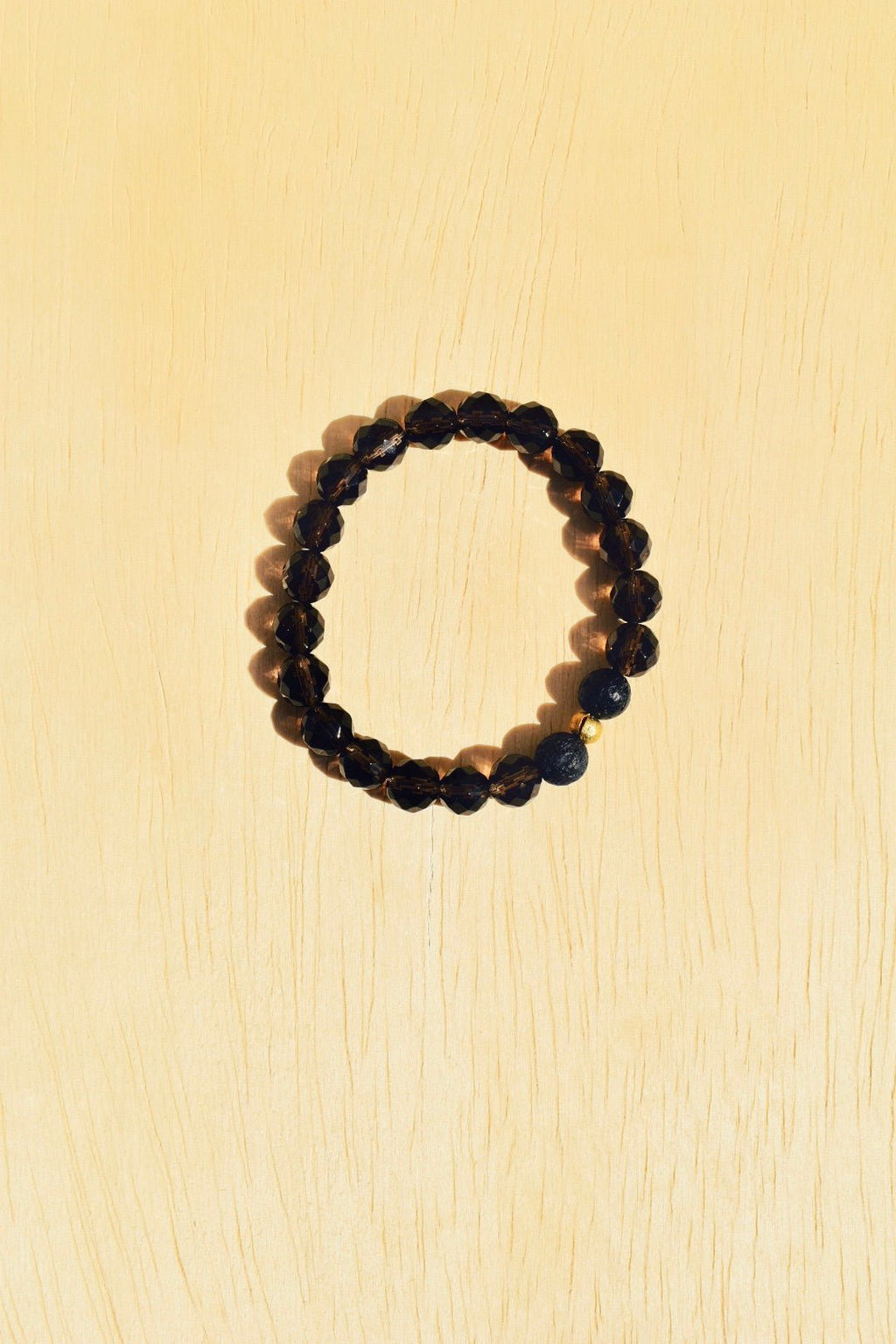 Smokey Quartz Essential Oil Diffuser Bracelet -LLL. - Ardent Market