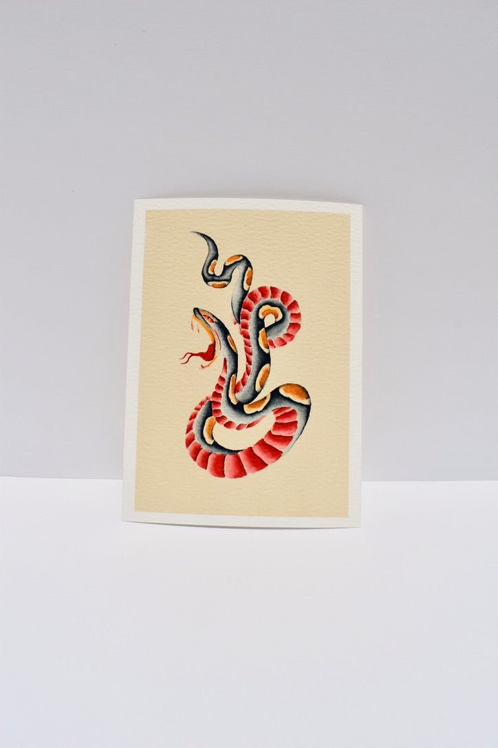 Snake Watercolor Print - Ardent Market - Tex Valiente