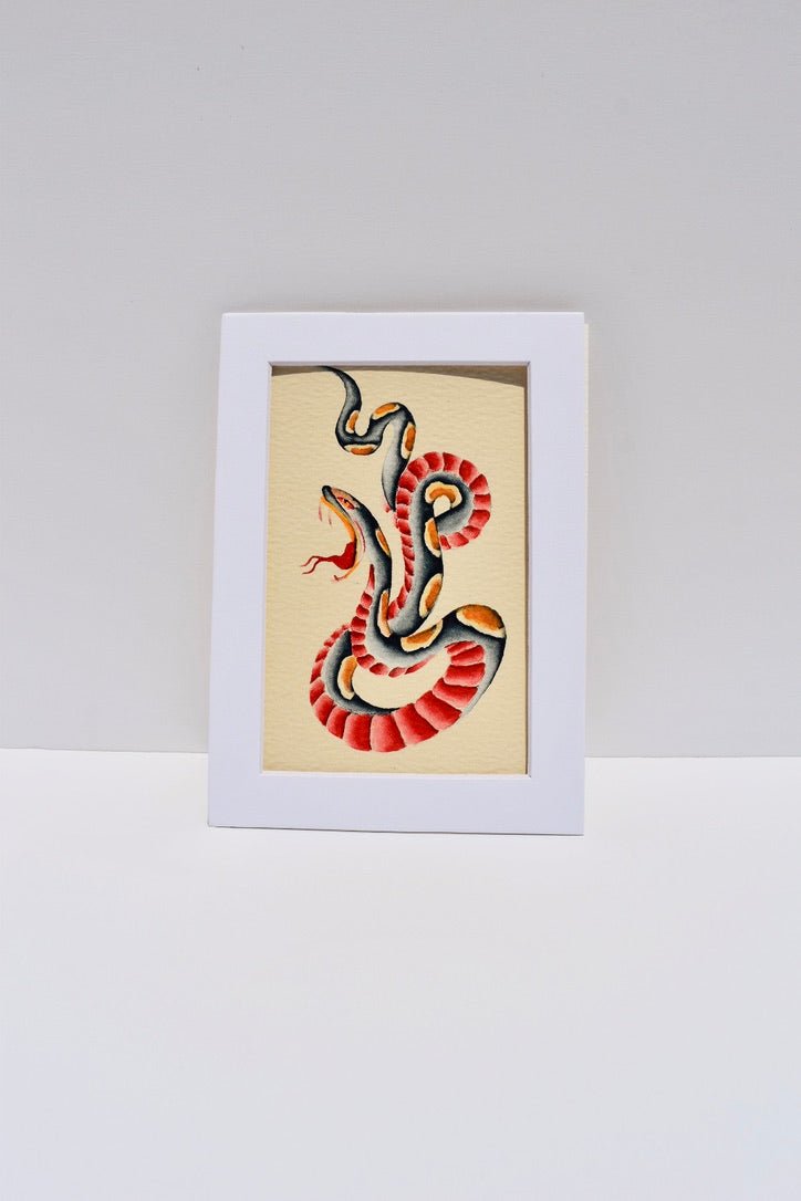 Snake Watercolor Print - Ardent Market - Tex Valiente