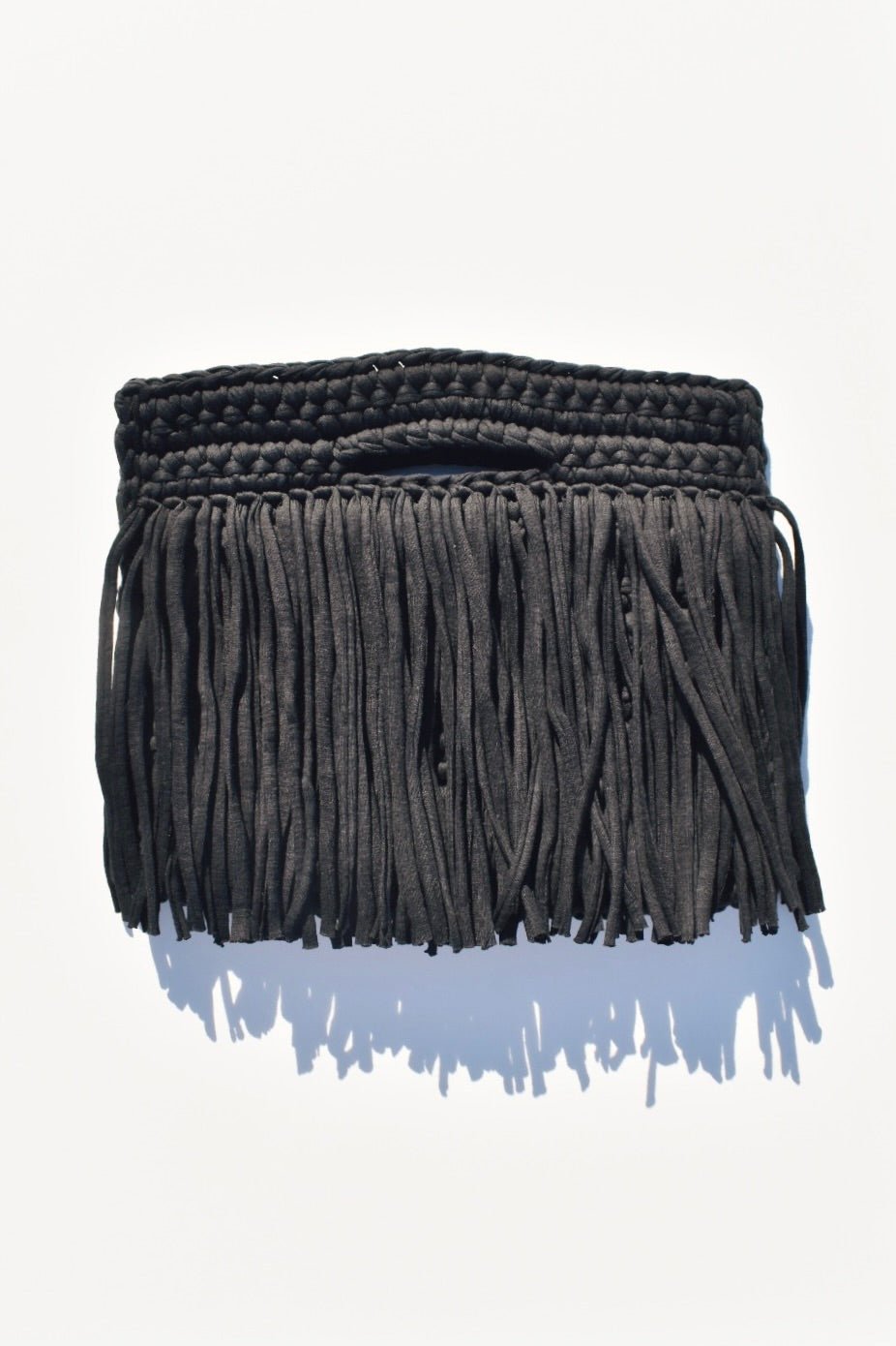 Sofia Eco Fringe Clutch - Ardent Market - Binge Knit