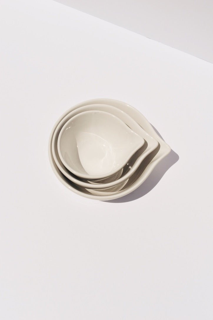 Spouted Nesting Bowls (set of three) - Ardent Market - Citrine