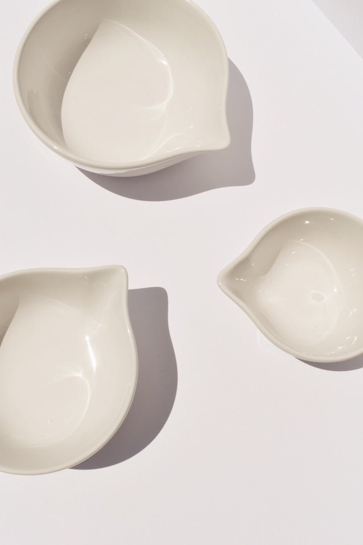 Spouted Nesting Bowls (set of three) - Ardent Market - Citrine