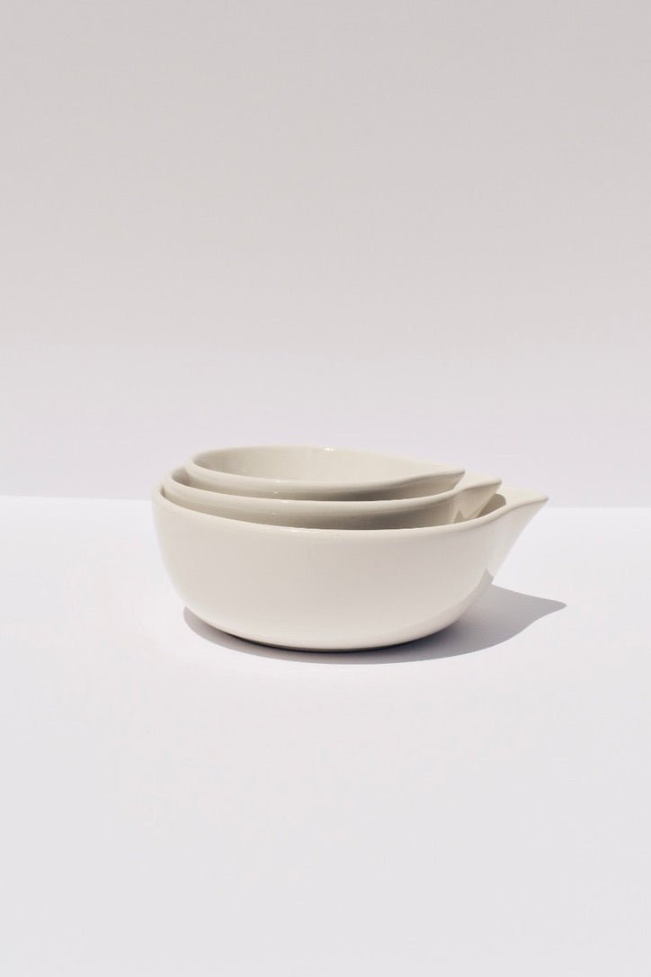 Spouted Nesting Bowls (set of three) - Ardent Market - Citrine