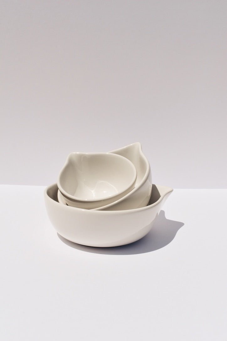 Spouted Nesting Bowls (set of three) - Ardent Market - Citrine