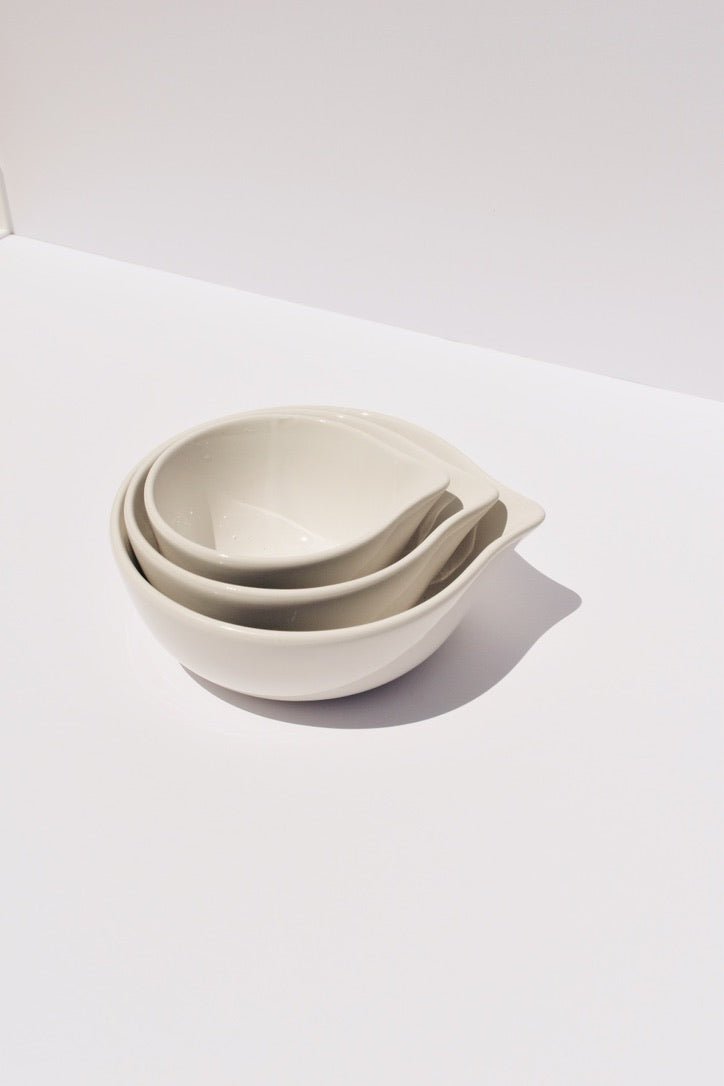 Spouted Nesting Bowls (set of three) - Ardent Market - Citrine