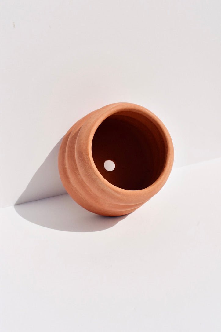Stacked Terracotta Planter -Earthtones Pottery - Ardent Market