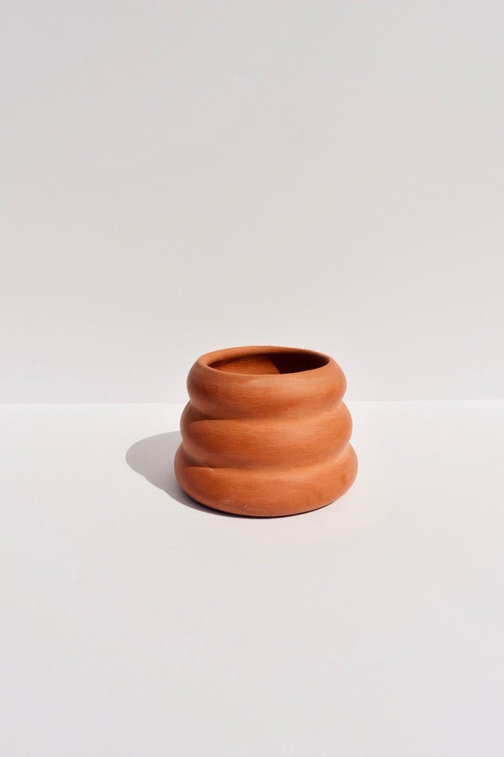 Stacked Terracotta Planter -Earthtones Pottery - Ardent Market