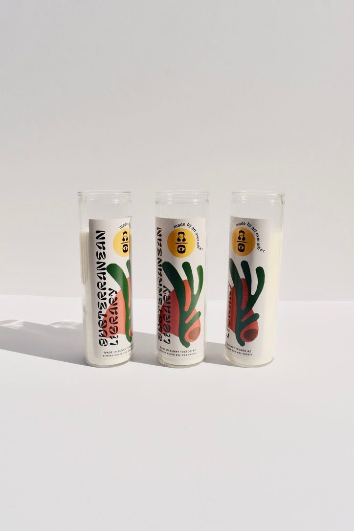 Subterranean Library Intention Candle -Art Over Order` - Ardent Market