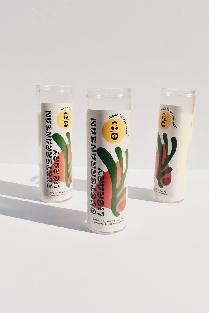 Subterranean Library Intention Candle -Art Over Order` - Ardent Market