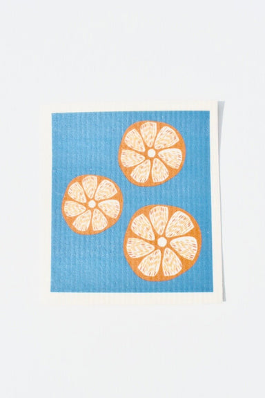 Orange Lemon Fruit Cute Swedish Kitchen Dishcloths Fiber Dish