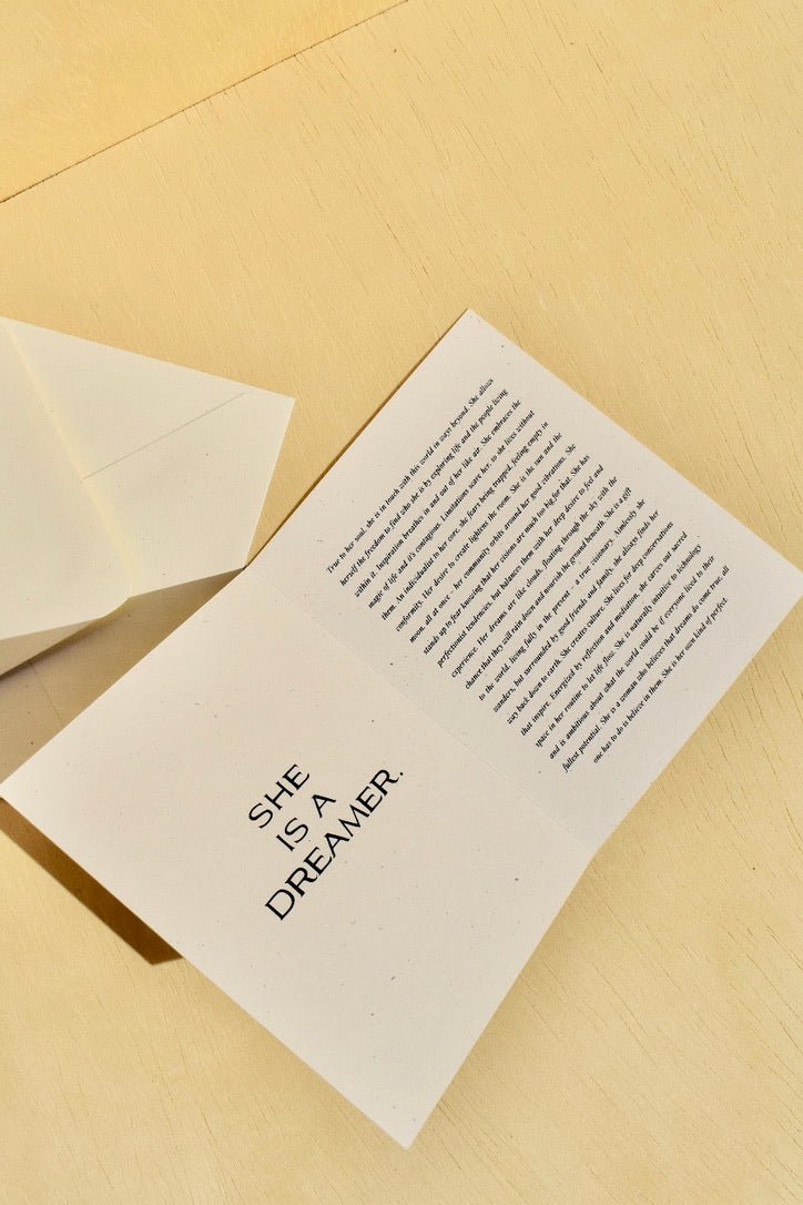 The Dreamer Card -Wilde House Paper - Ardent Market