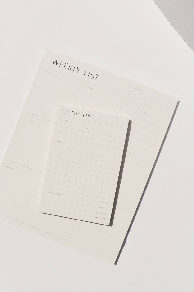 To Do List Pad - Ardent Market - Wilde House Paper
