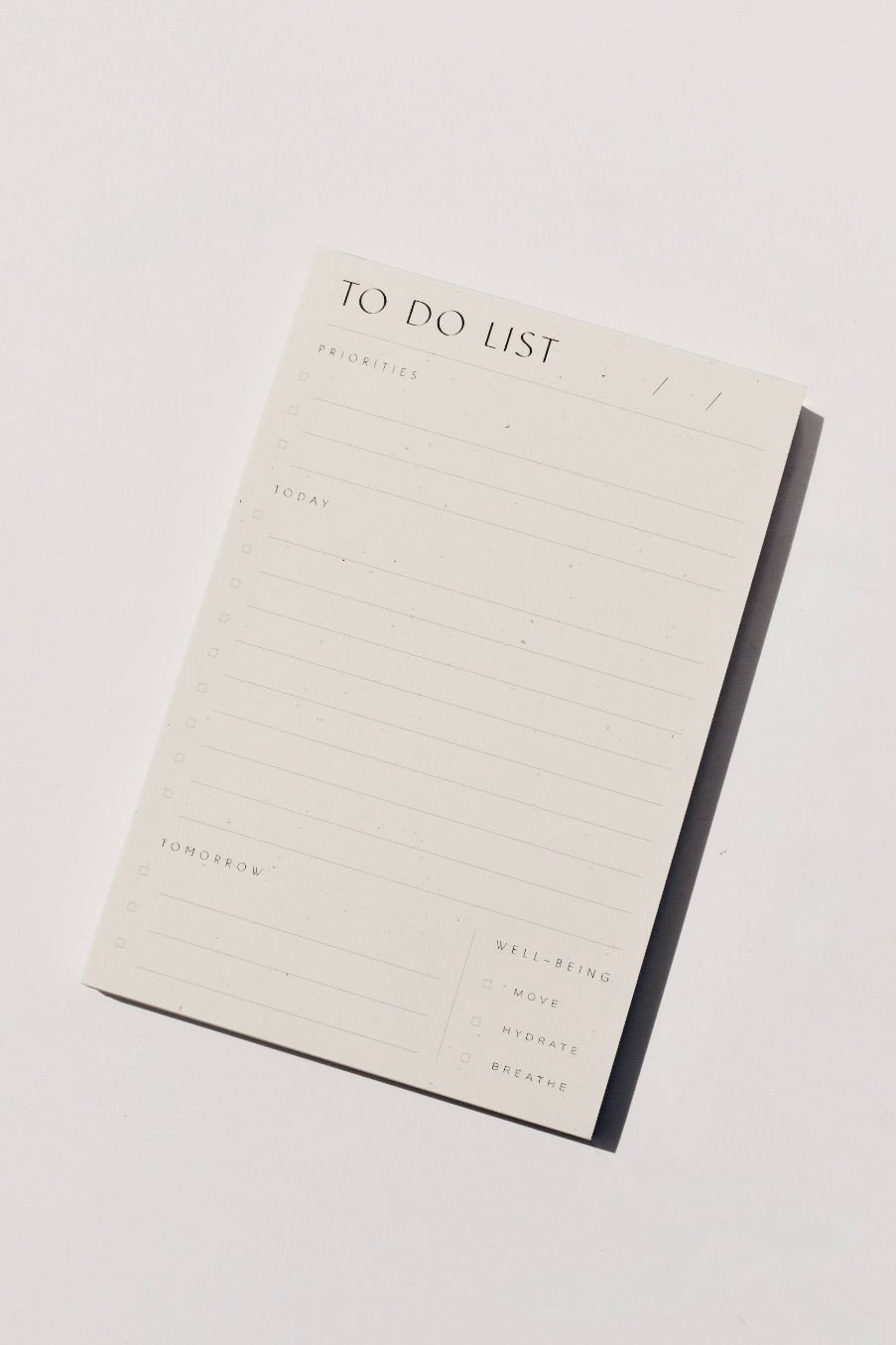 To Do List Pad - Ardent Market - Wilde House Paper