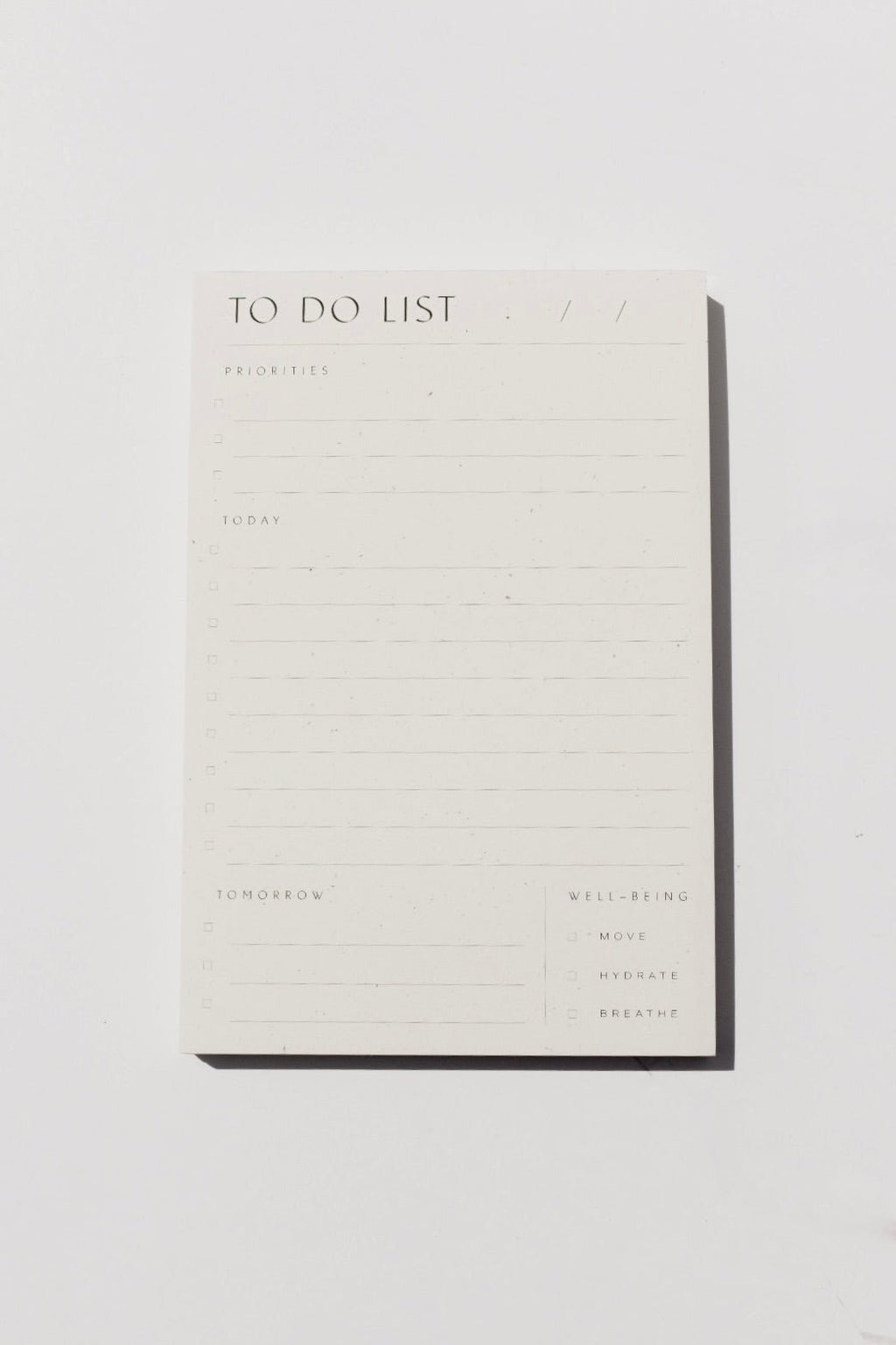 To Do List Pad - Ardent Market - Wilde House Paper