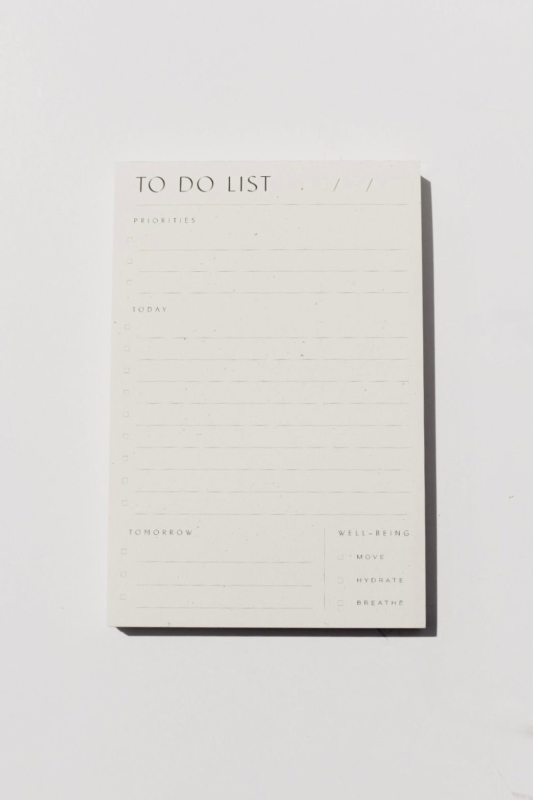 To Do List Pad - Ardent Market - Wilde House Paper