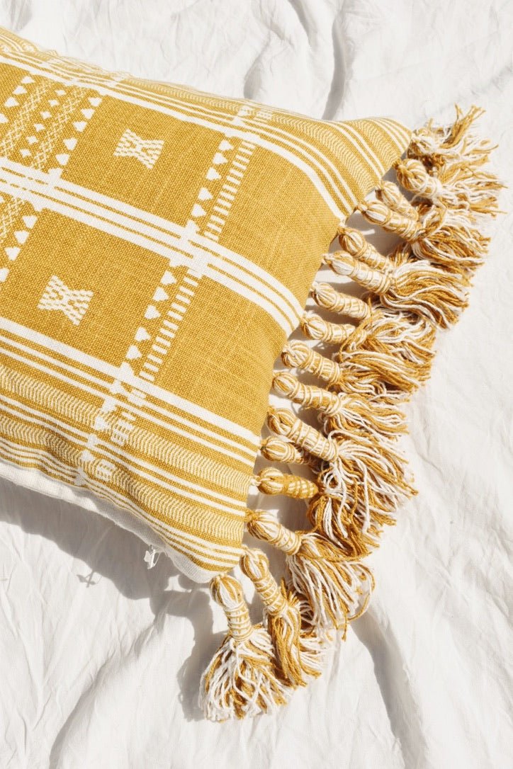 Wilder Batik Lumbar Pillow - Ardent Market - Tajik
