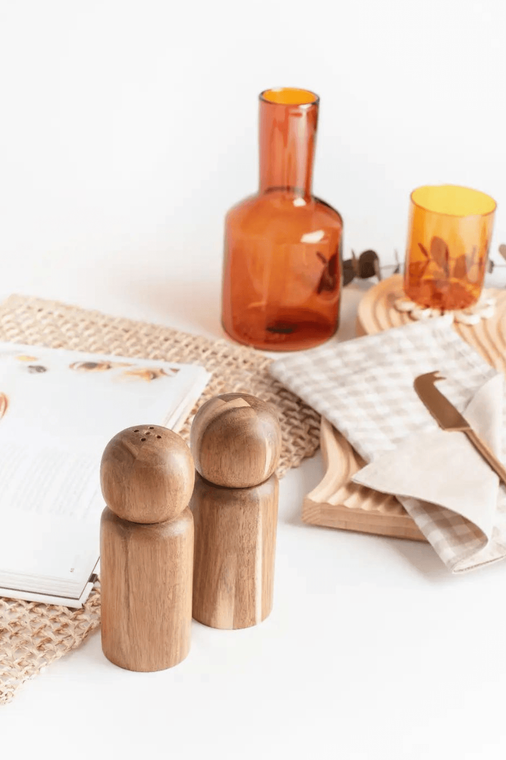 Wooden Spice Mill Set (shaker & grinder) - Ardent Market - Monday Moose