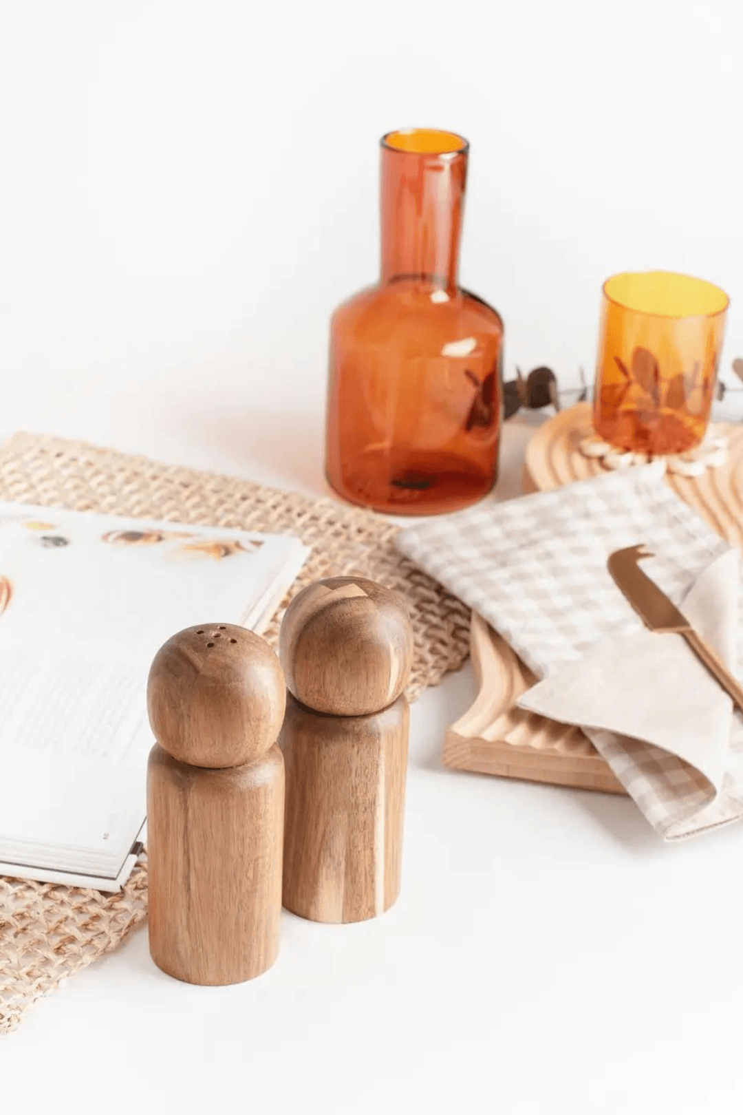 Wooden Spice Mill Set (shaker & grinder) - Ardent Market - Monday Moose