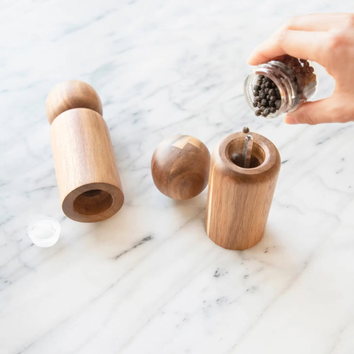 Wooden Spice Mill Set (shaker & grinder) - Ardent Market - Monday Moose